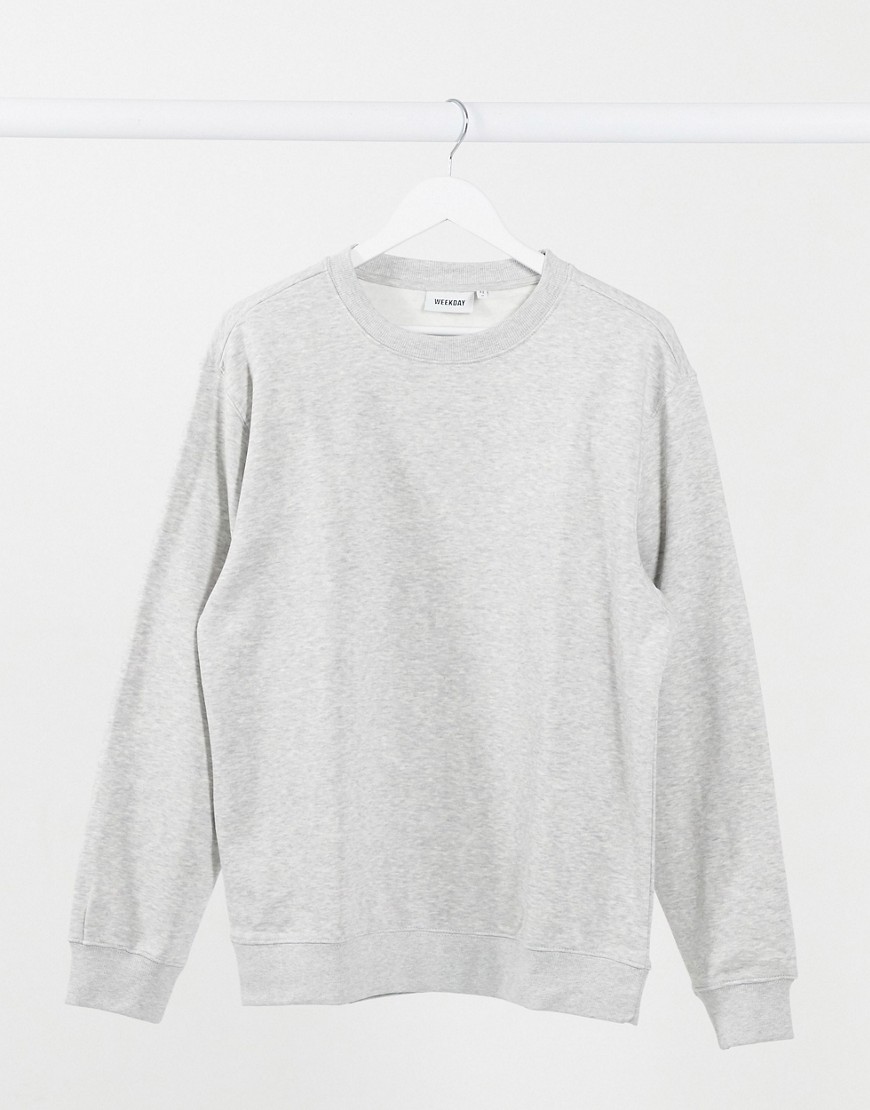 Weekday - Standard - Sweatshirt in grijs