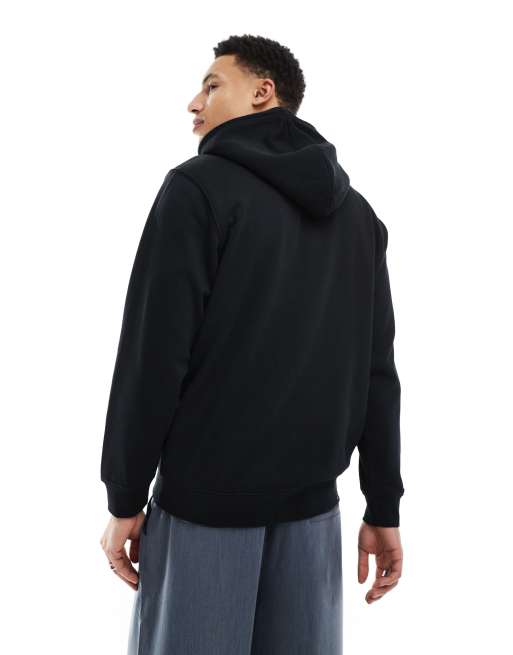 Weekday Standard Zip Hoodie in black