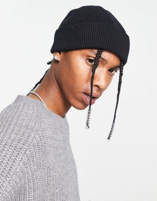 Weekday stay beanie in black exclusive at ASOS