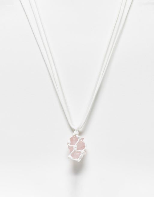 Rope deals crystal necklace