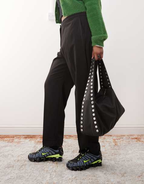 Weekday studded shoulder bag in black - view 1