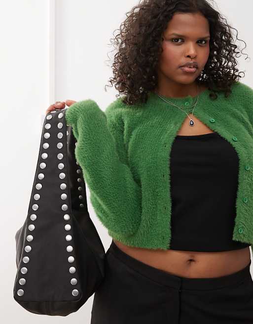Weekday studded shoulder bag in black | ASOS Weekday studded shoulder bag in black | ASOS