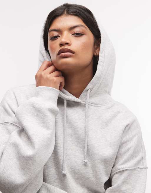 Weekday sudadera con capucha en gris jaspeado, 2 de 4