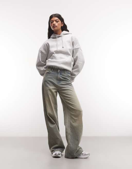 Weekday sudadera con capucha en gris jaspeado, 3 de 4