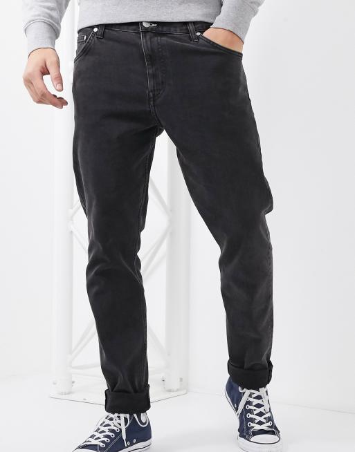 Weekday Sunday relaxed tapered comfort fit in black | ASOS