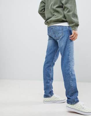weekday tapered jeans