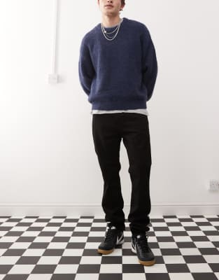 Weekday Weekday Sunday slim fit jeans in black