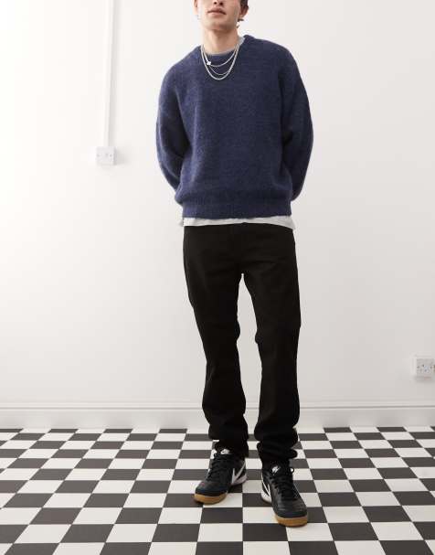 Weekday Sunday slim fit jeans in black - view 1