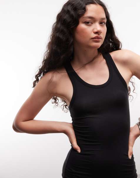 Weekday super soft jersey maxi dress in black - view 1