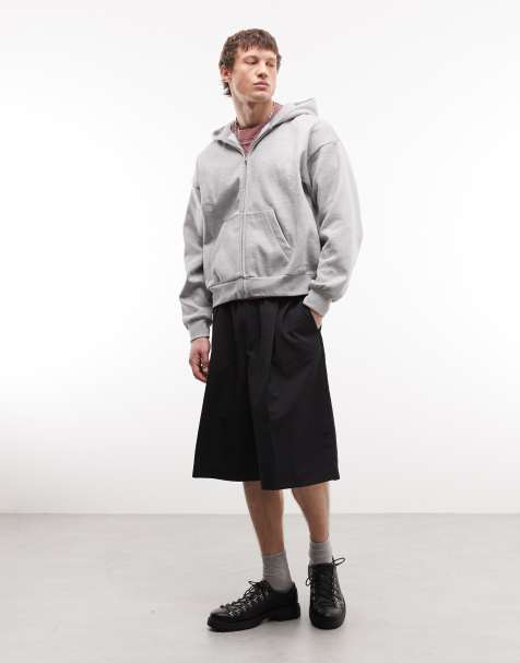 Weekday – Svarta kostymshorts i oversize - view 1