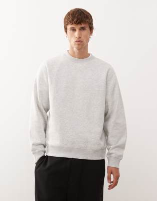 Weekday - Sweat classique - Gris chiné