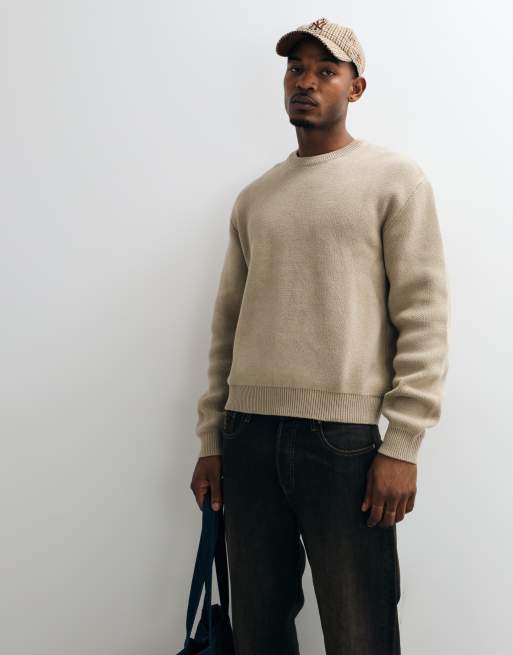 Weekday sweater in beige - exclusive to ASOS, 4 of 5