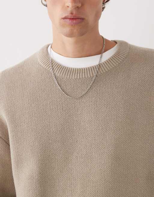 Weekday sweater in beige - exclusive to ASOS | ASOS