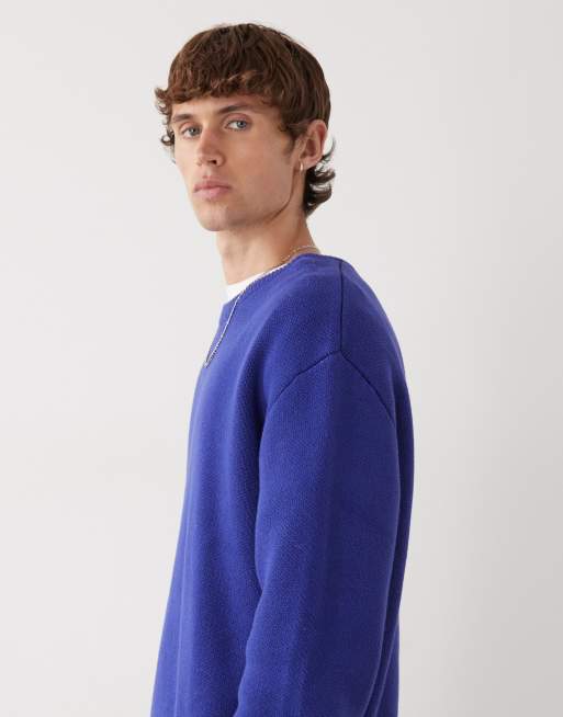 Weekday sweater in blue - exclusive to ASOS, 4 of 5