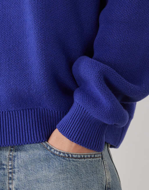 Weekday sweater in blue - exclusive to ASOS, 5 of 5