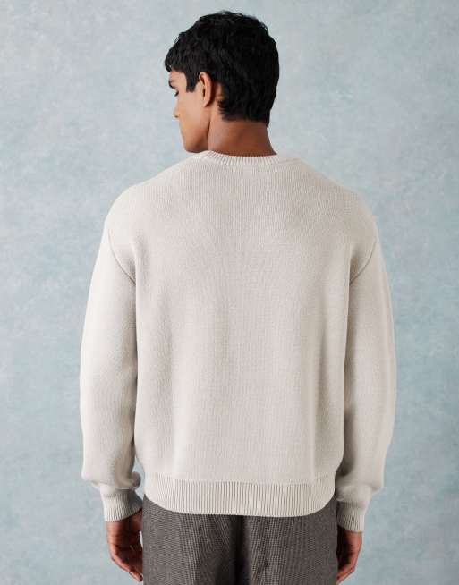Weekday sweater in off-white, 3 of 5
