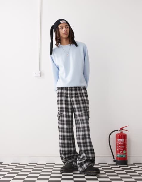 Weekday – Sweatshirt aus mittelschwerem Jersey in Hellblau - view 1