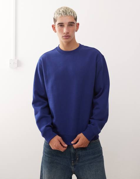 Weekday sweatshirt in dark blue - view 1