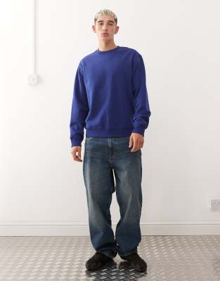 Weekday Sweatshirt In Blue