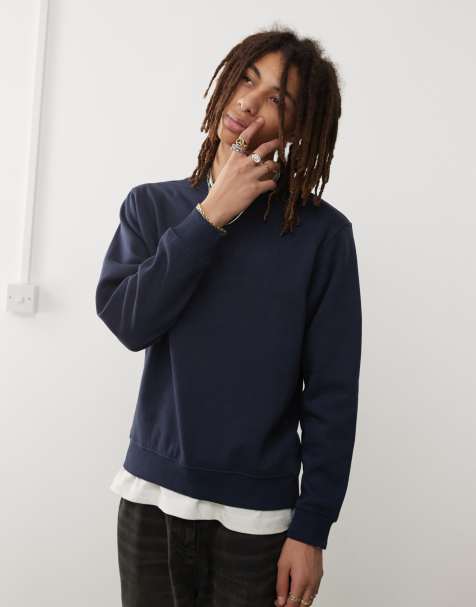 Weekday sweatshirt in navy - view 1
