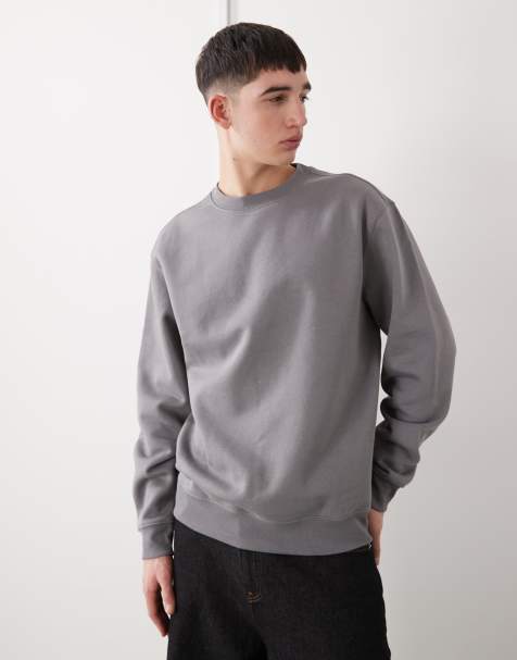 Weekday - Sweatshirt met klassieke pasvorm in grijs - view 1