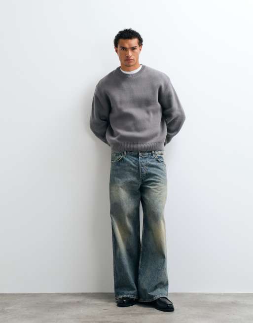 Weekday sweter w ciemnoszarym kolorze dostępny wyłącznie na ASOS, 2 z 5