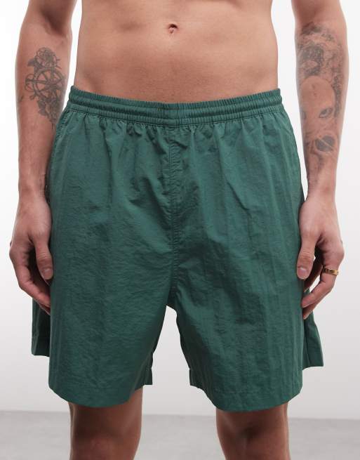 Weekday swim shorts in petrol green, 4 of 5