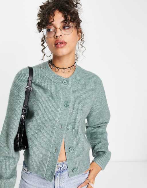 Weekday - Swing - Vest in oudgroen 