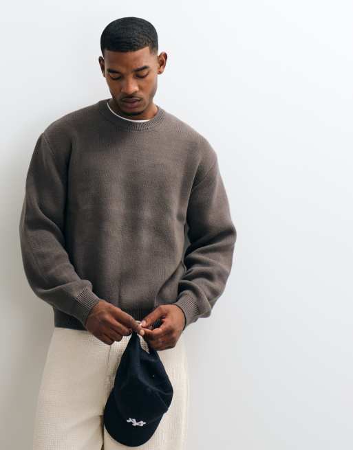 Weekday – Szarobrązowy sweter – Tylko w ASOS, 3 z 5