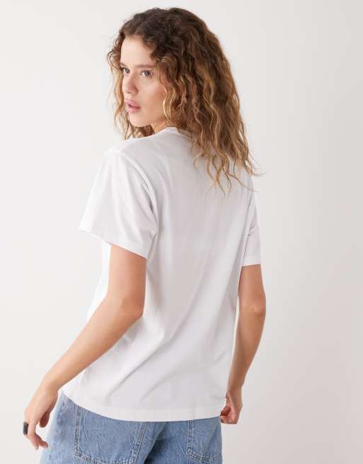 Weekday - T-shirt bianca, 3 di 4