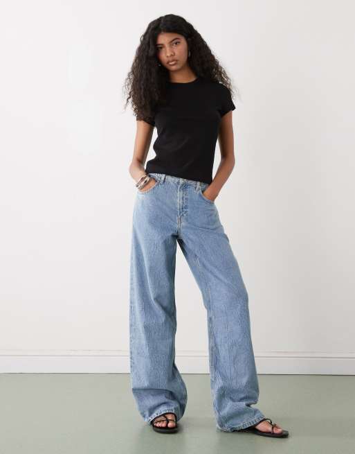 Weekday - T-shirt corta nera anni '90, 2 di 4