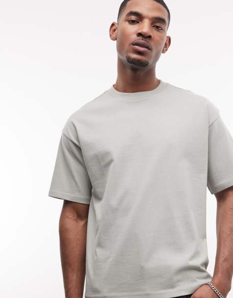 Weekday - T-shirt coupe carrée - Sauge - view 1