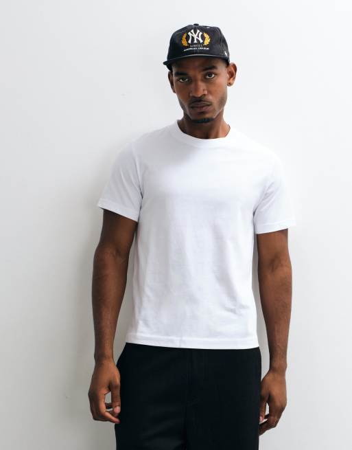 Weekday - T-shirt décontracté en jersey épais - Blanc, 2 de 5