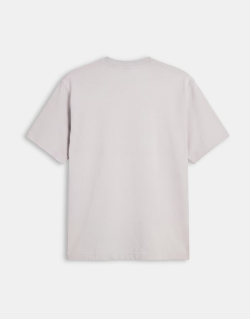 Weekday t-shirt en jersey épais coupe relaxed fit en mole, 7 de 7