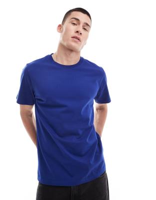 Weekday – T-Shirt in Blau in regulärer Passform
