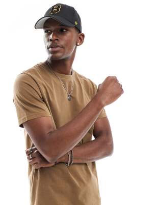 Weekday Weekday t-shirt in light brown wash