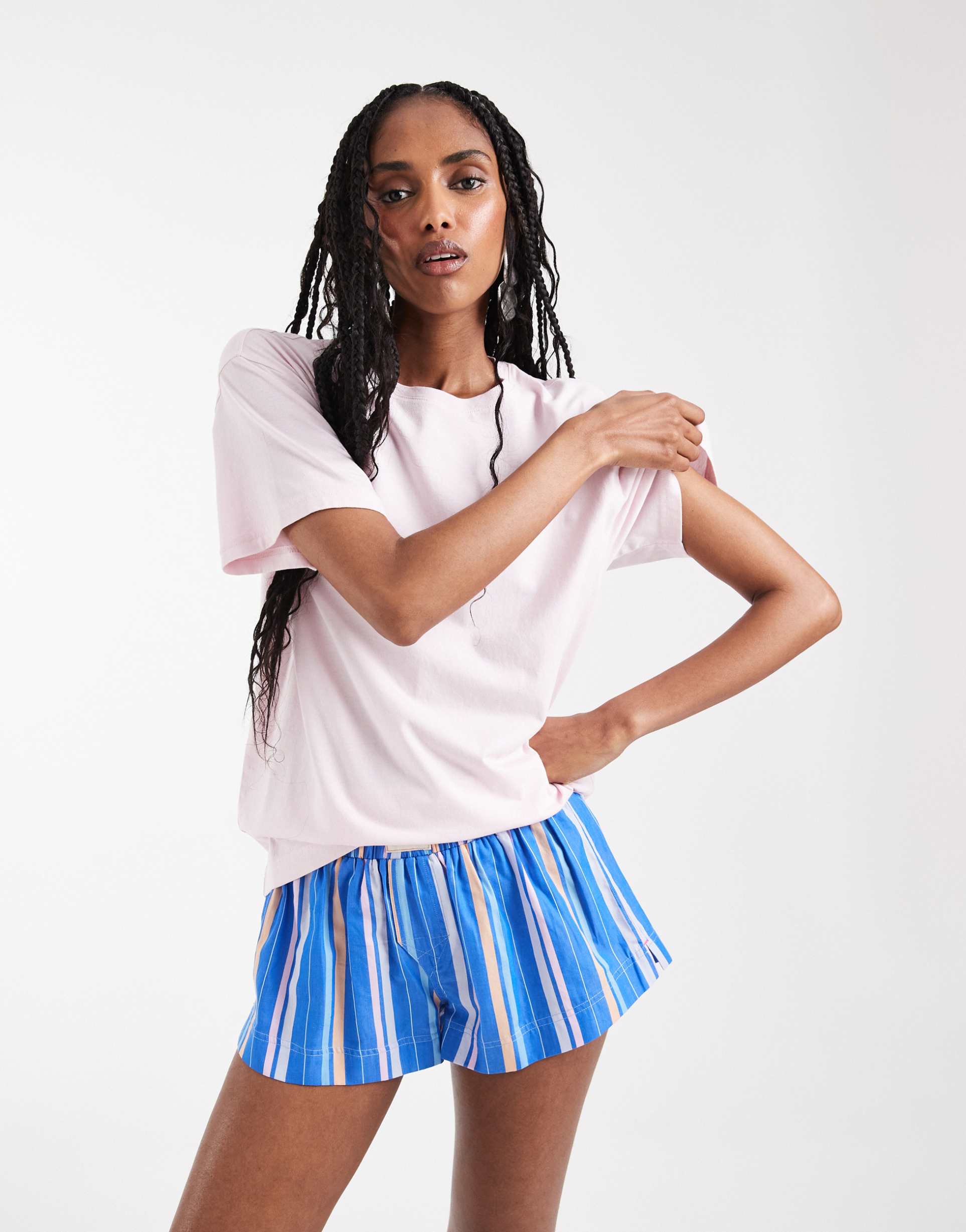 weekday t-shirt in pink