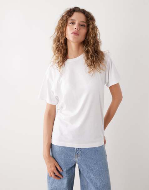 Weekday t-shirt in white