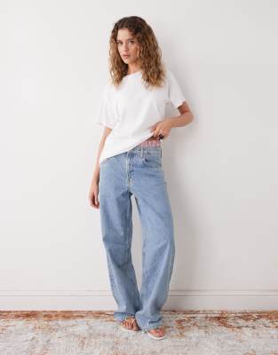 Weekday T-shirt In White