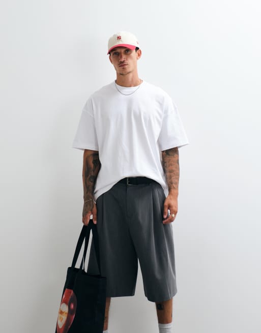Weekday - T-shirt oversize - Blanc, 3 de 5