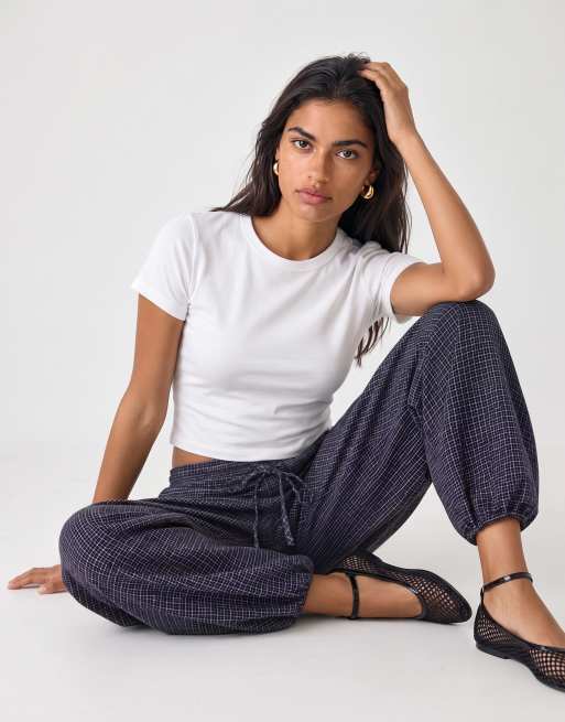 Weekday - T-shirt slim bianca, 5 di 9