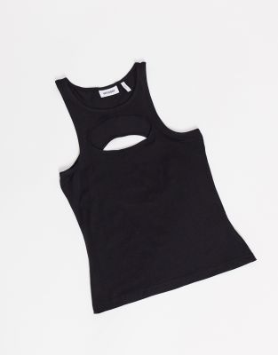 asos black tank top