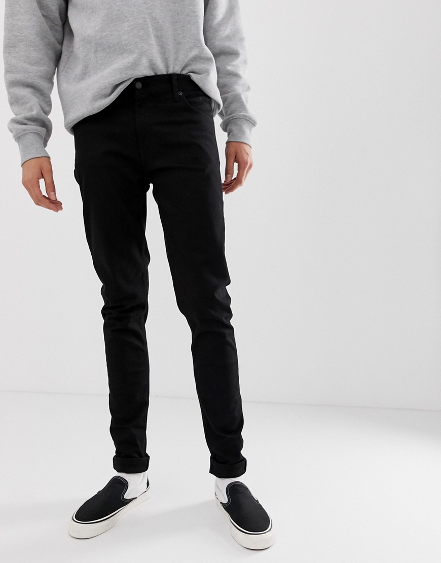 Weekday TALL – Form – Svarta skinny jeans