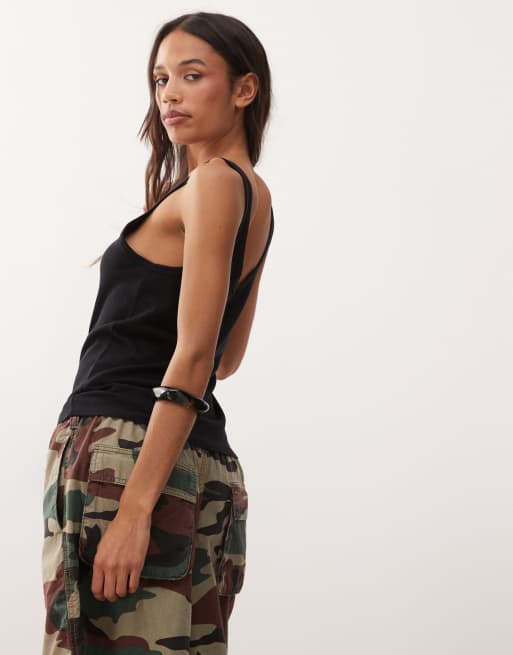 Weekday tank top in black, 2 of 4