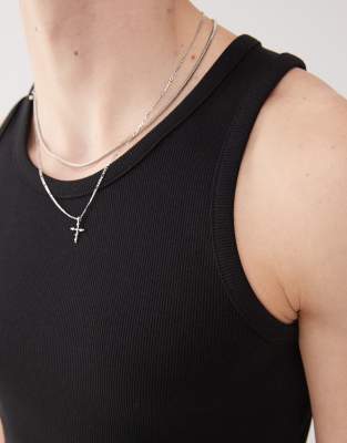 Weekday Tank Top In Black