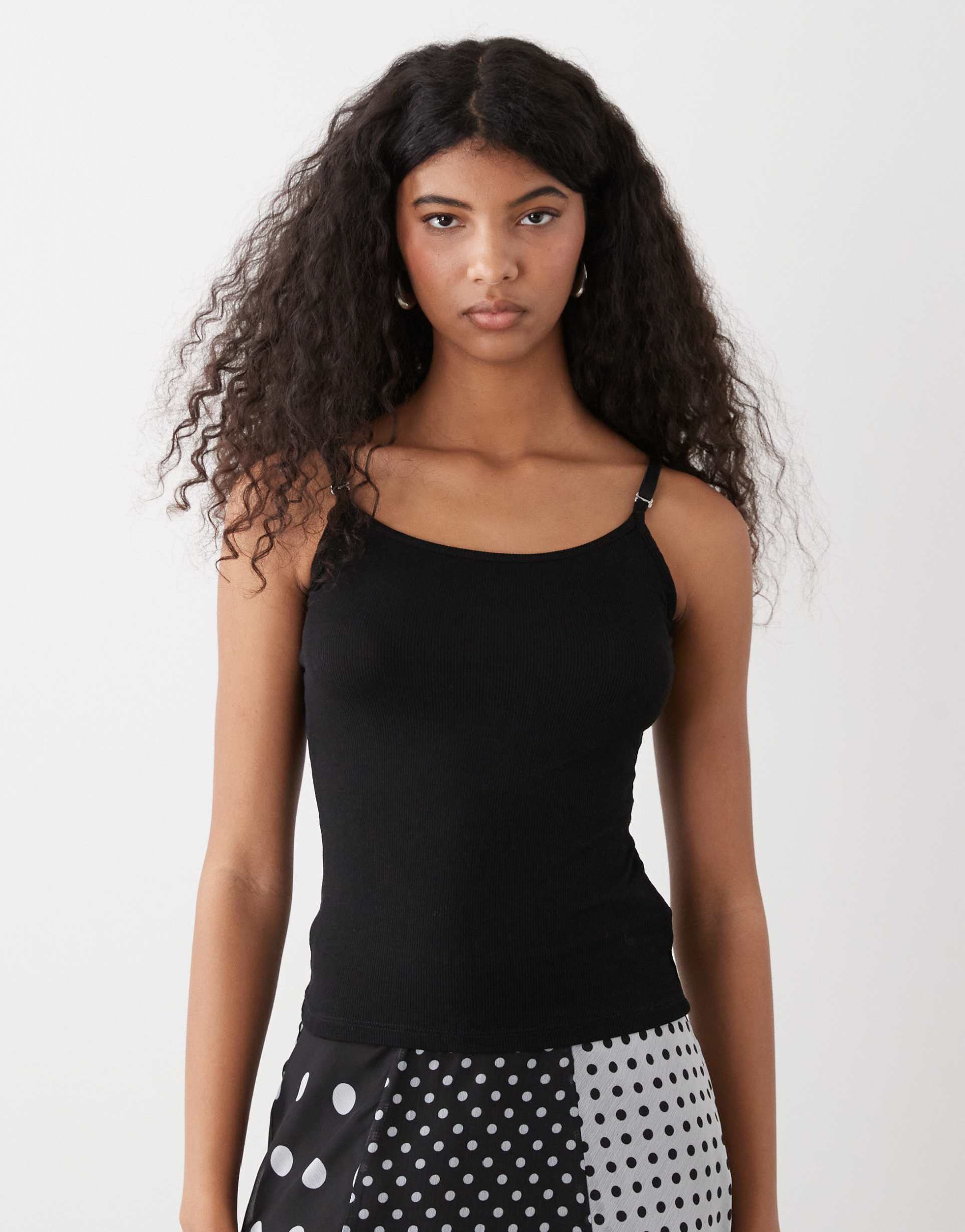 weekday tank top in black