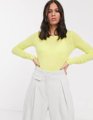 asos yellow top