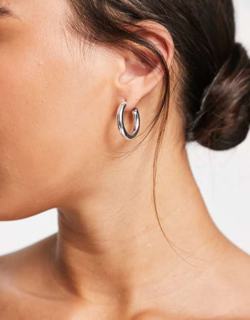 Weekday thick store hoop earrings