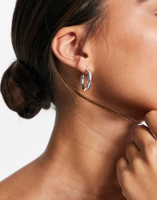 Weekday thick store hoop earrings