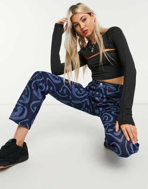 Weekday - Trap - 2-delt sæt med bandeau-top og bolero i sort